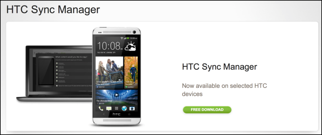 Install htc sync on computer